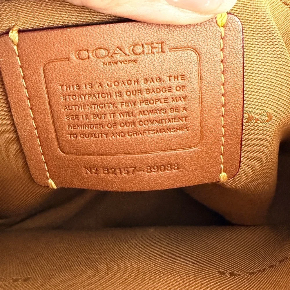 Coach Cassie Crossbody Satchel In Colorblock Detail EUC